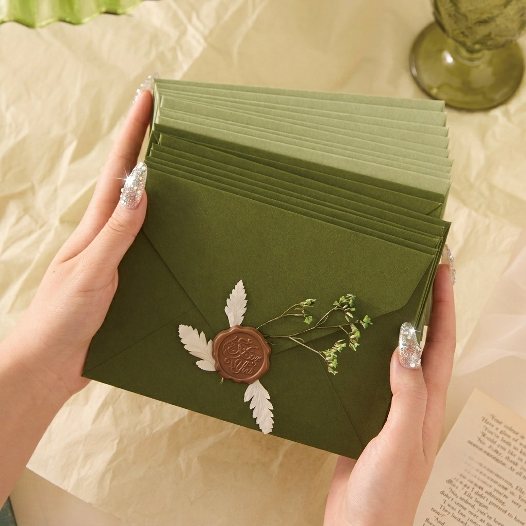 20/50 Pcs Avocado Romantic Env - Wax Seal Letter Kit review and price