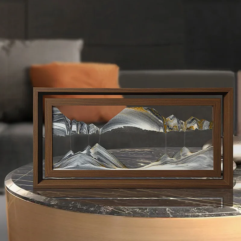 3D Rotatable Sandscape Moving  - Engraved Wood Frame review and price