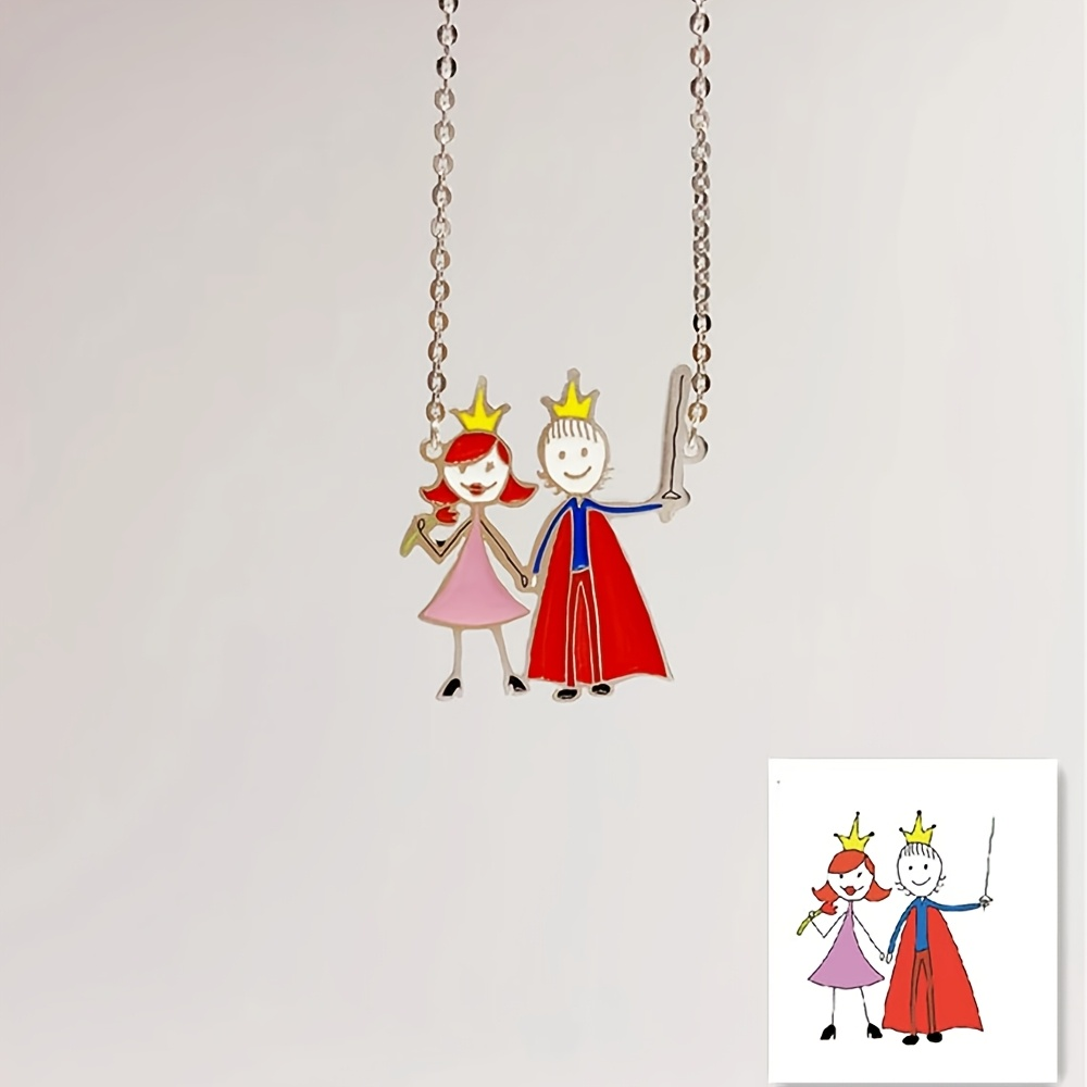 Custom Enamel Pendant Necklace - Name Necklace Custom review and price